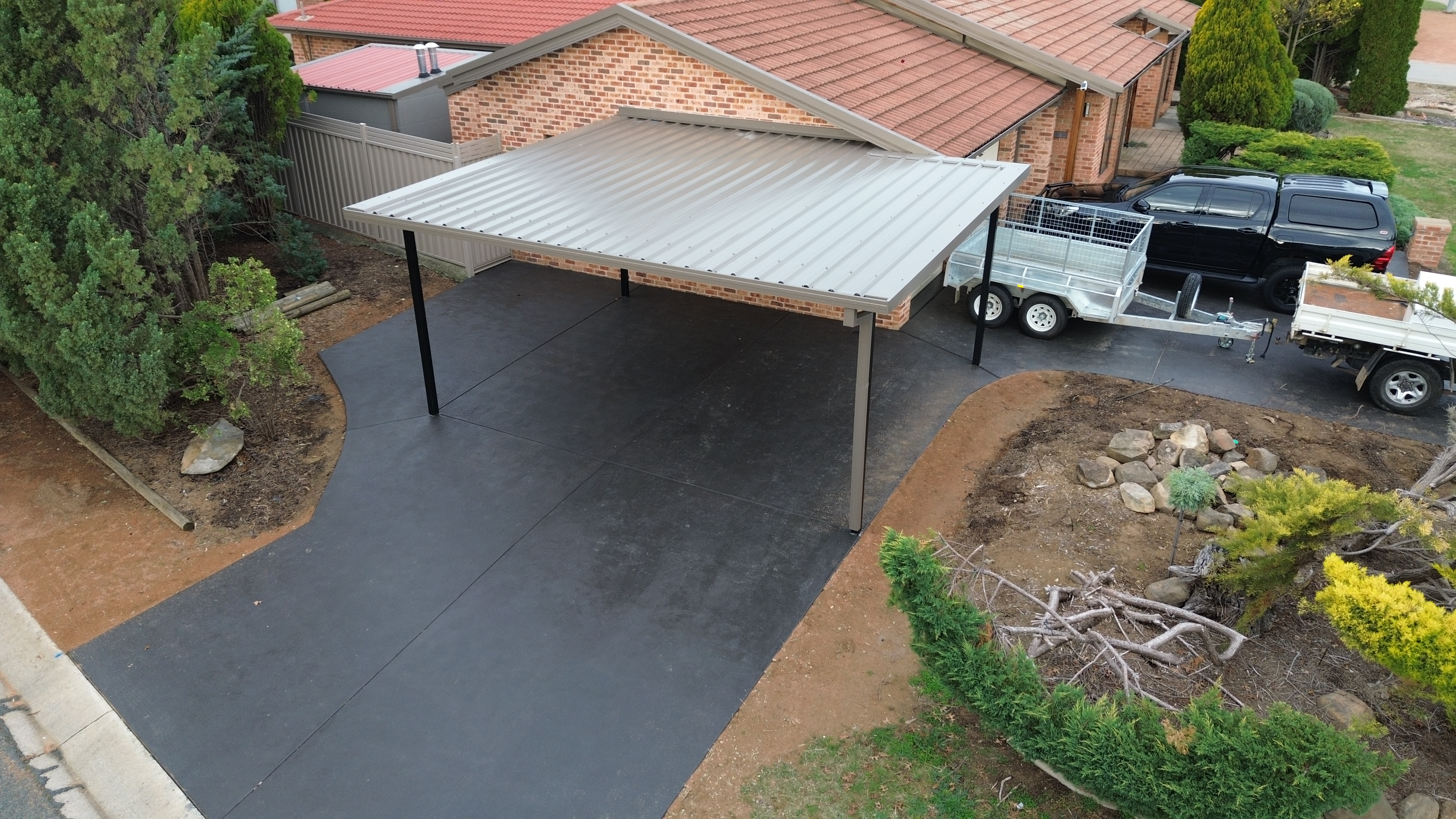 Custom carport build — Canberra ACT